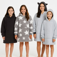 Girls Hooded Thick Dressing