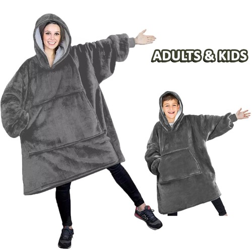 Hugy oversized hoodie fleece - oversized,